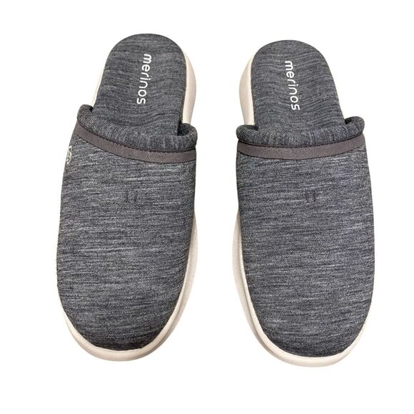 Merinos Slippers Clog Mules Women’s 10 EU 40 Gray Australian Wool Chunky Comfort - Picture 2 of 6